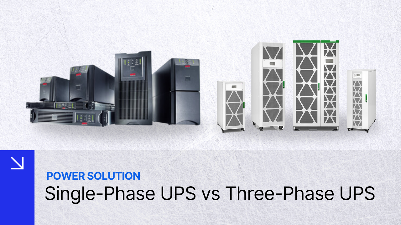 Single-Phase vs. Three-Phase UPS: Which One is Right for Your Business?