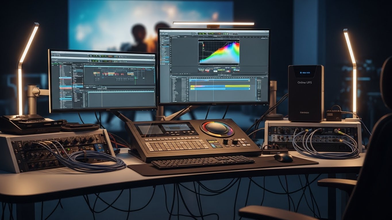 7 Use Cases of Online UPS Rental for Video Editing & Media Work: A Complete Guide