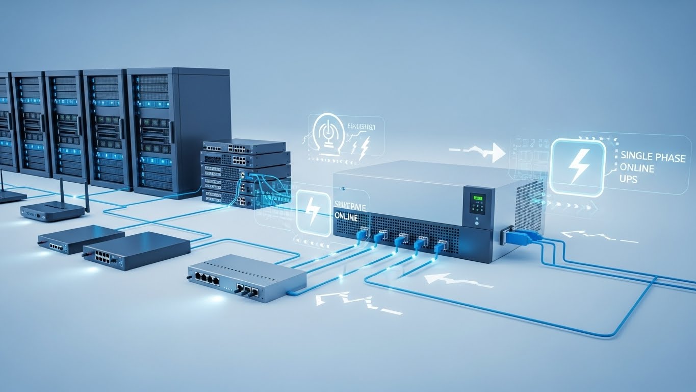 Single Phase Online UPS: 6 Smart Uses for IT & Networking Systems