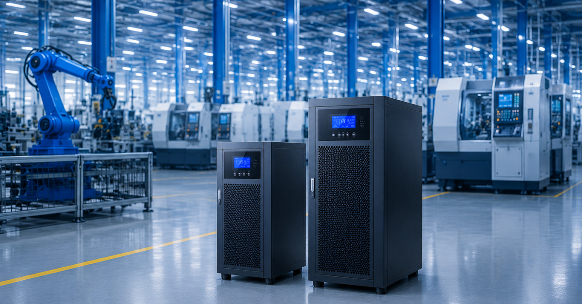 8 Ways a 3 Phase Online UPS Improves Industrial Productivity in Manesar